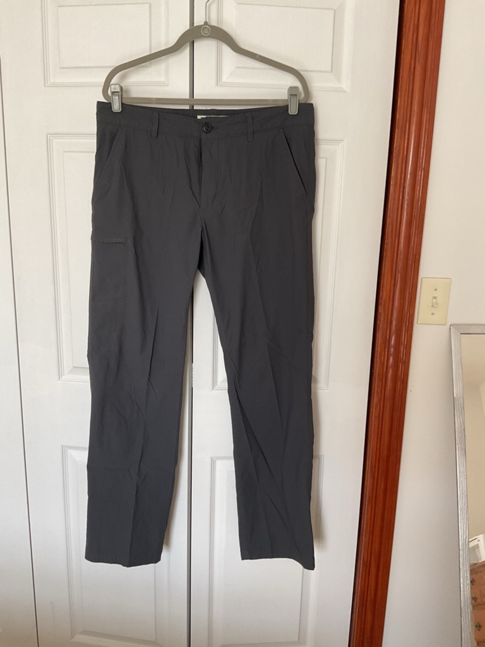 UNIONBAY Men's Charcoal Slim Straight Chinos